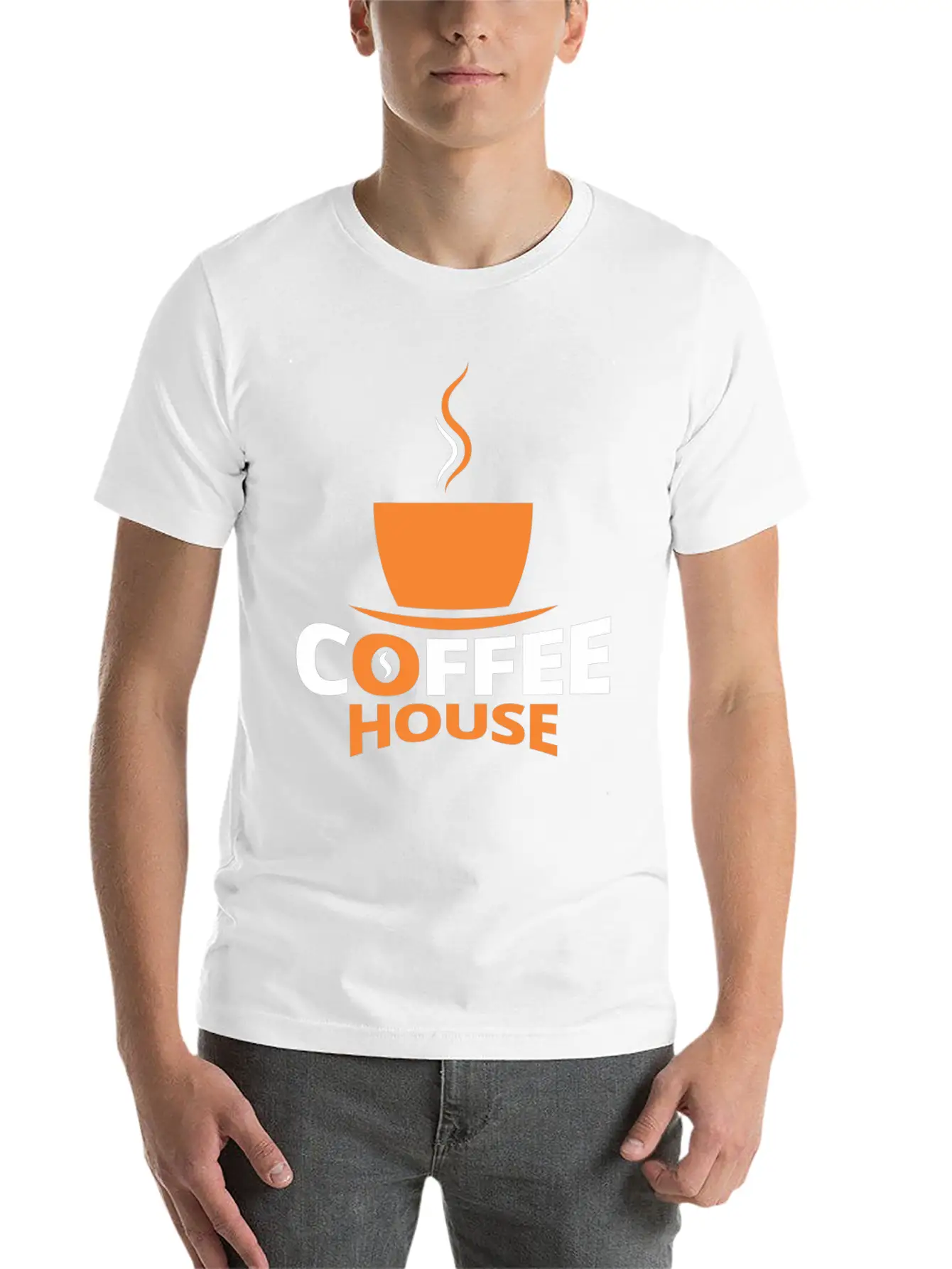 Coffee House Stylish Everyday T-Shirt – Unisex Basic Cotton Tee