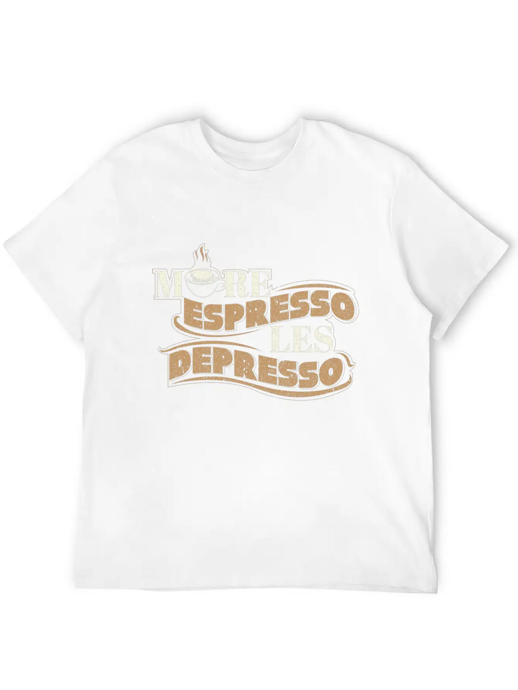 Coffee Saying Unisex Short Sleeve Soft Cotton T-Shirt – Casual Everyday Wear