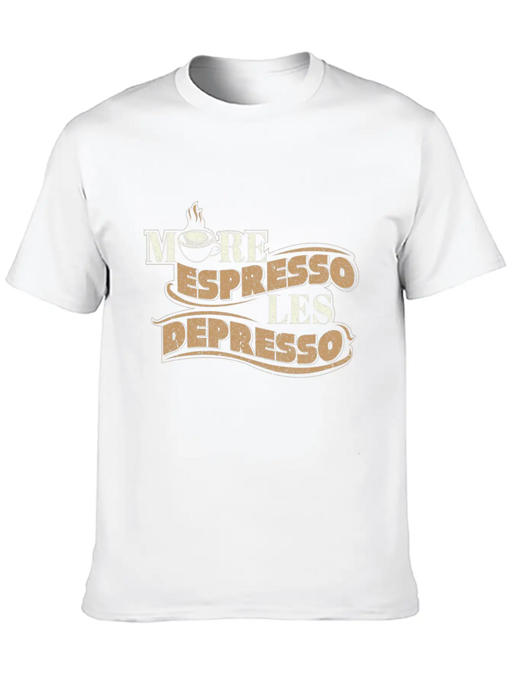 Coffee Saying Unisex Short Sleeve Soft Cotton T-Shirt – Casual Everyday Wear