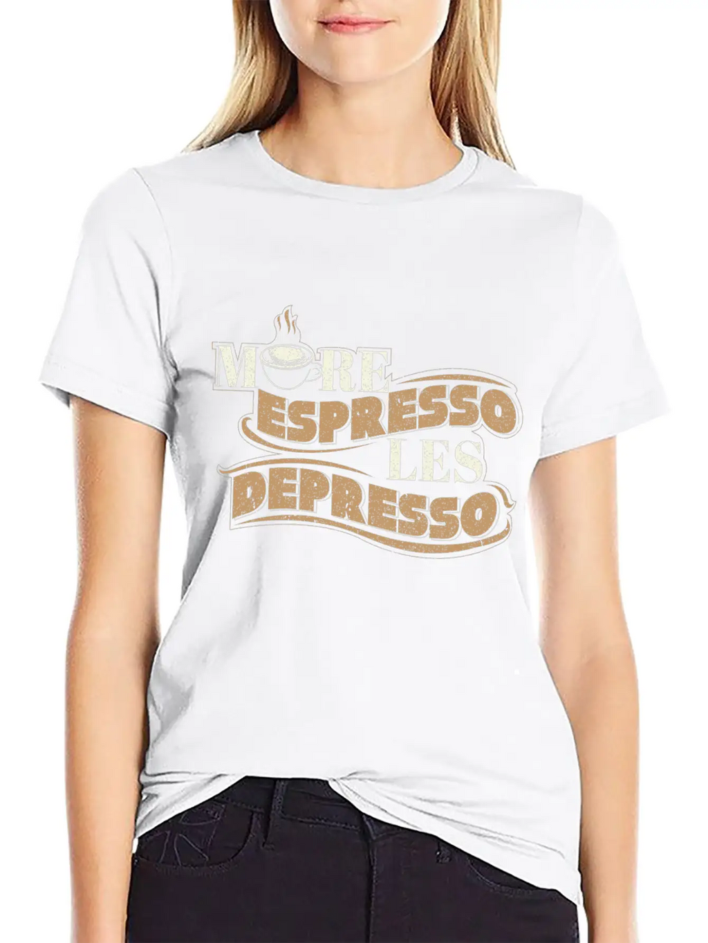Coffee Saying Unisex Short Sleeve Soft Cotton T-Shirt – Casual Everyday Wear