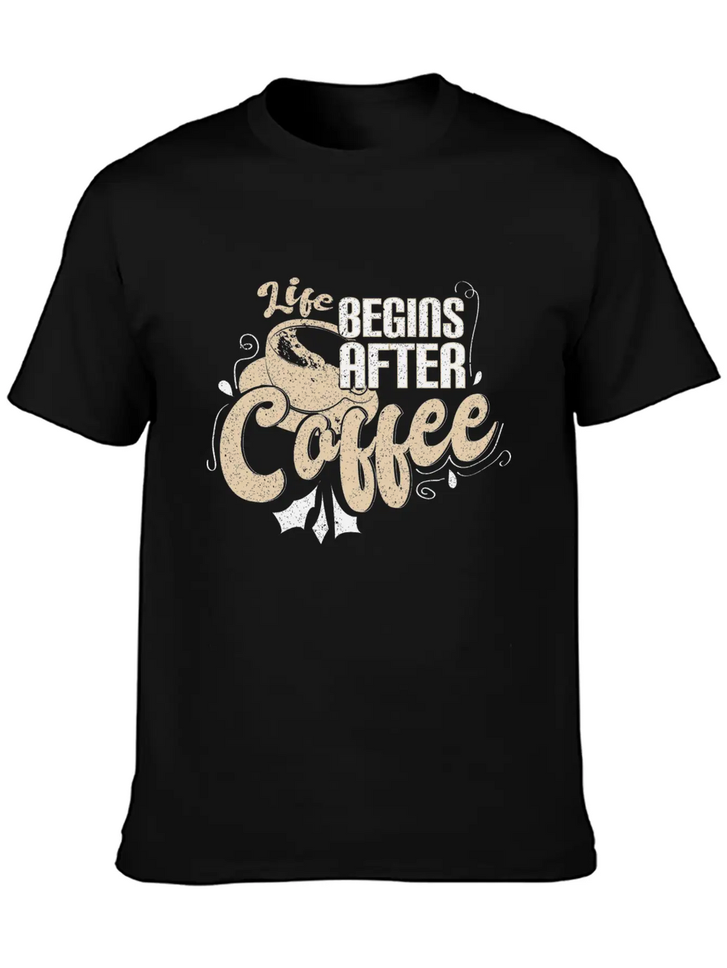 Coffee Sayings Breathable Graphic T-Shirt – Perfect For Casual Days