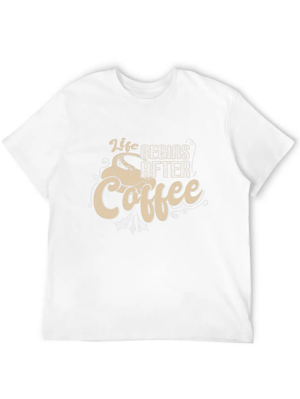 Coffee Sayings Breathable Graphic T-Shirt – Perfect For Casual Days