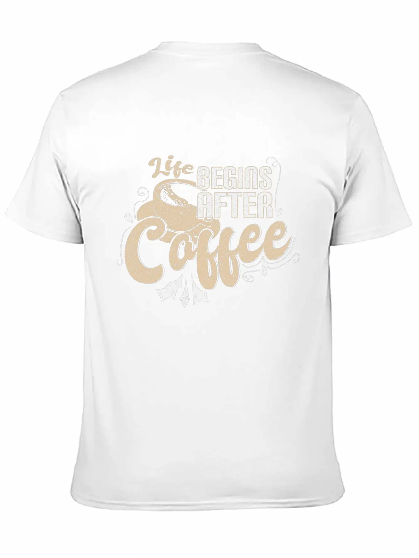 Coffee Sayings Breathable Graphic T-Shirt – Perfect For Casual Days