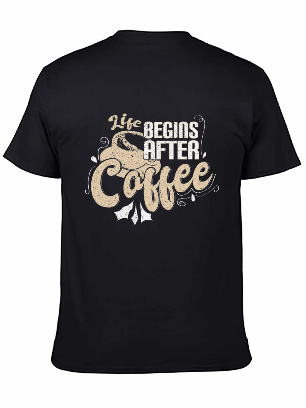 Coffee Sayings Breathable Graphic T-Shirt – Perfect For Casual Days