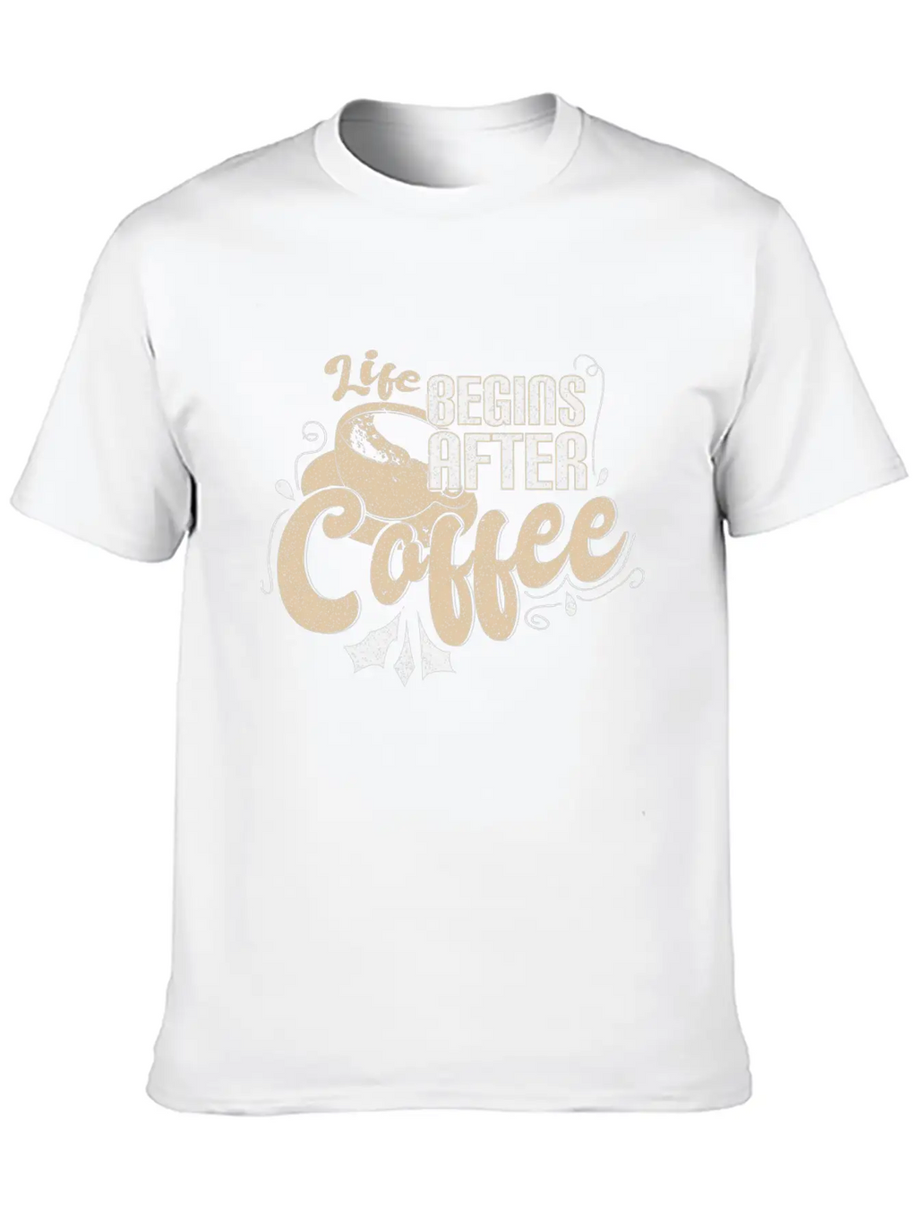 Coffee Sayings Breathable Graphic T-Shirt – Perfect For Casual Days