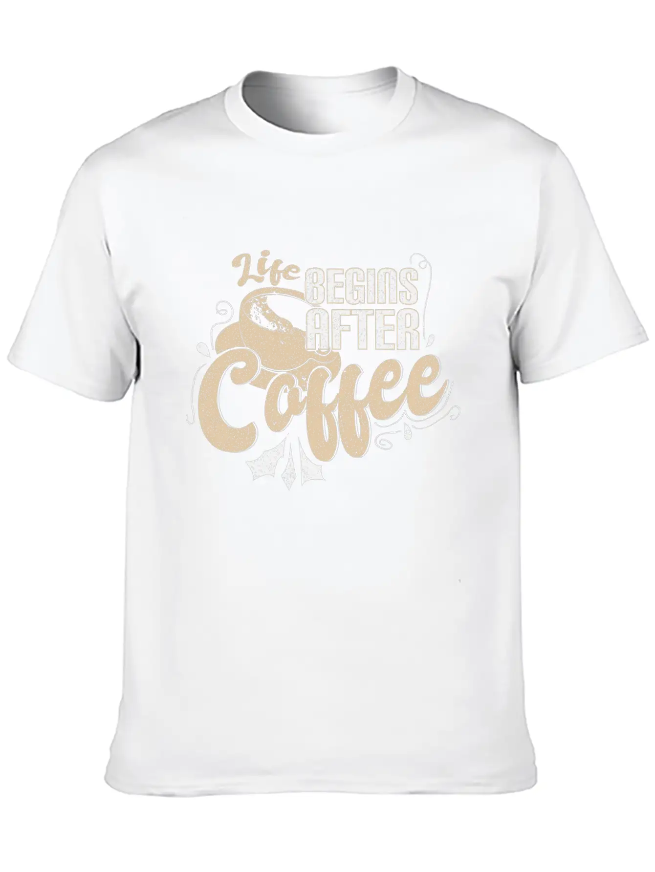 Coffee Sayings Breathable Graphic T-Shirt – Perfect For Casual Days