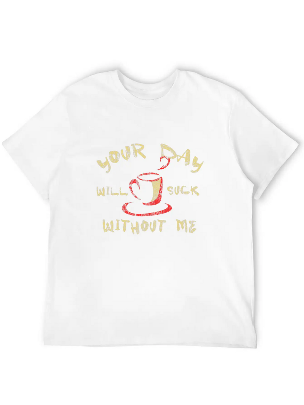 Coffee Unisex Short Sleeve Soft Cotton T-Shirt – Casual Everyday Wear