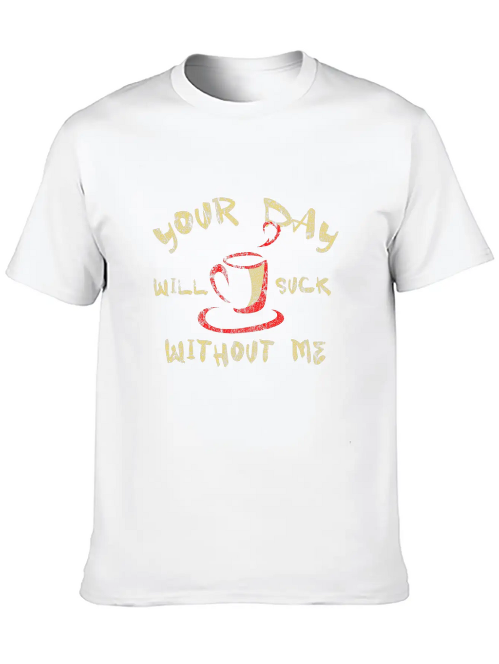 Coffee Unisex Short Sleeve Soft Cotton T-Shirt – Casual Everyday Wear