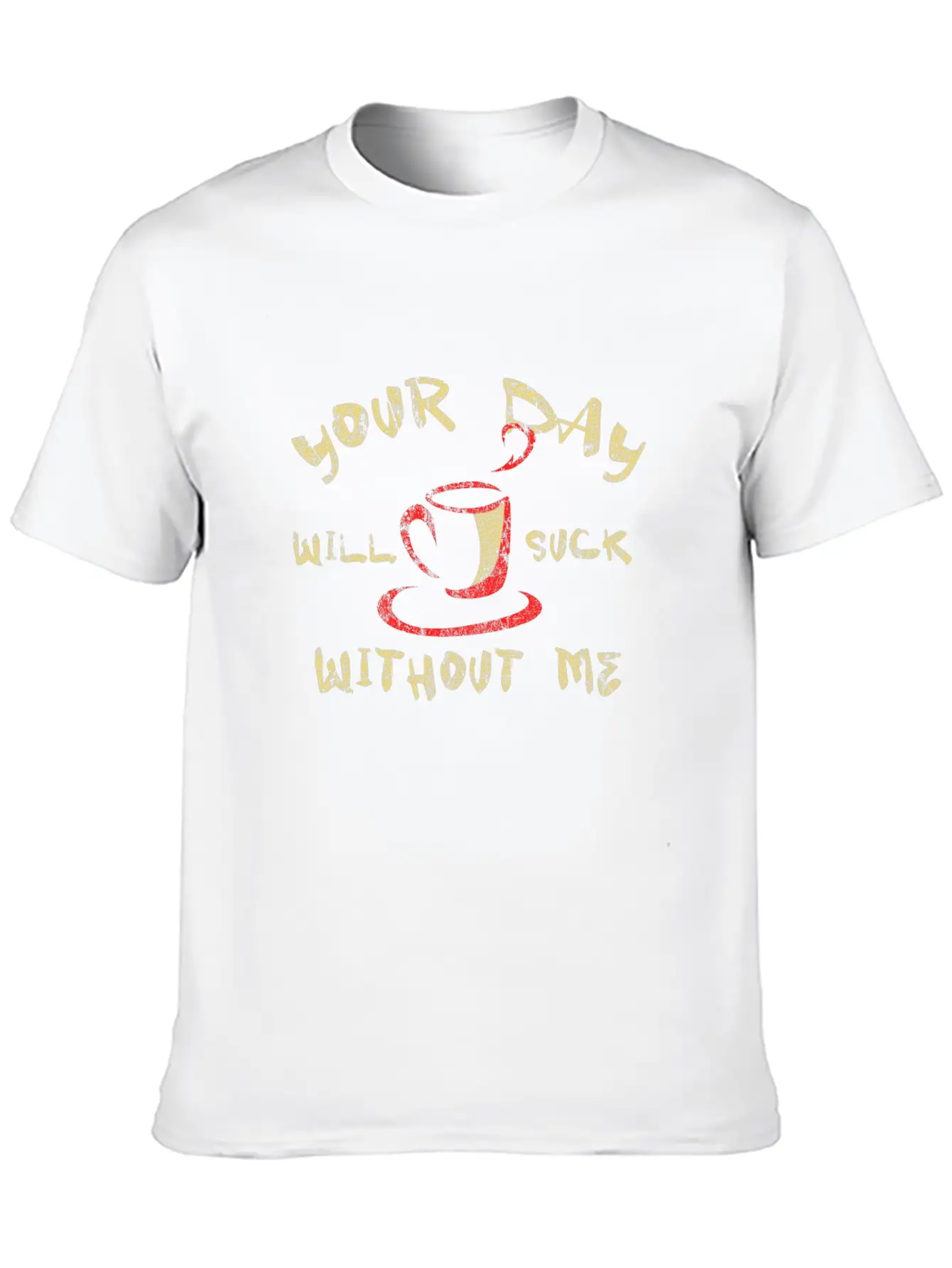 Coffee Unisex Short Sleeve Soft Cotton T-Shirt – Casual Everyday Wear