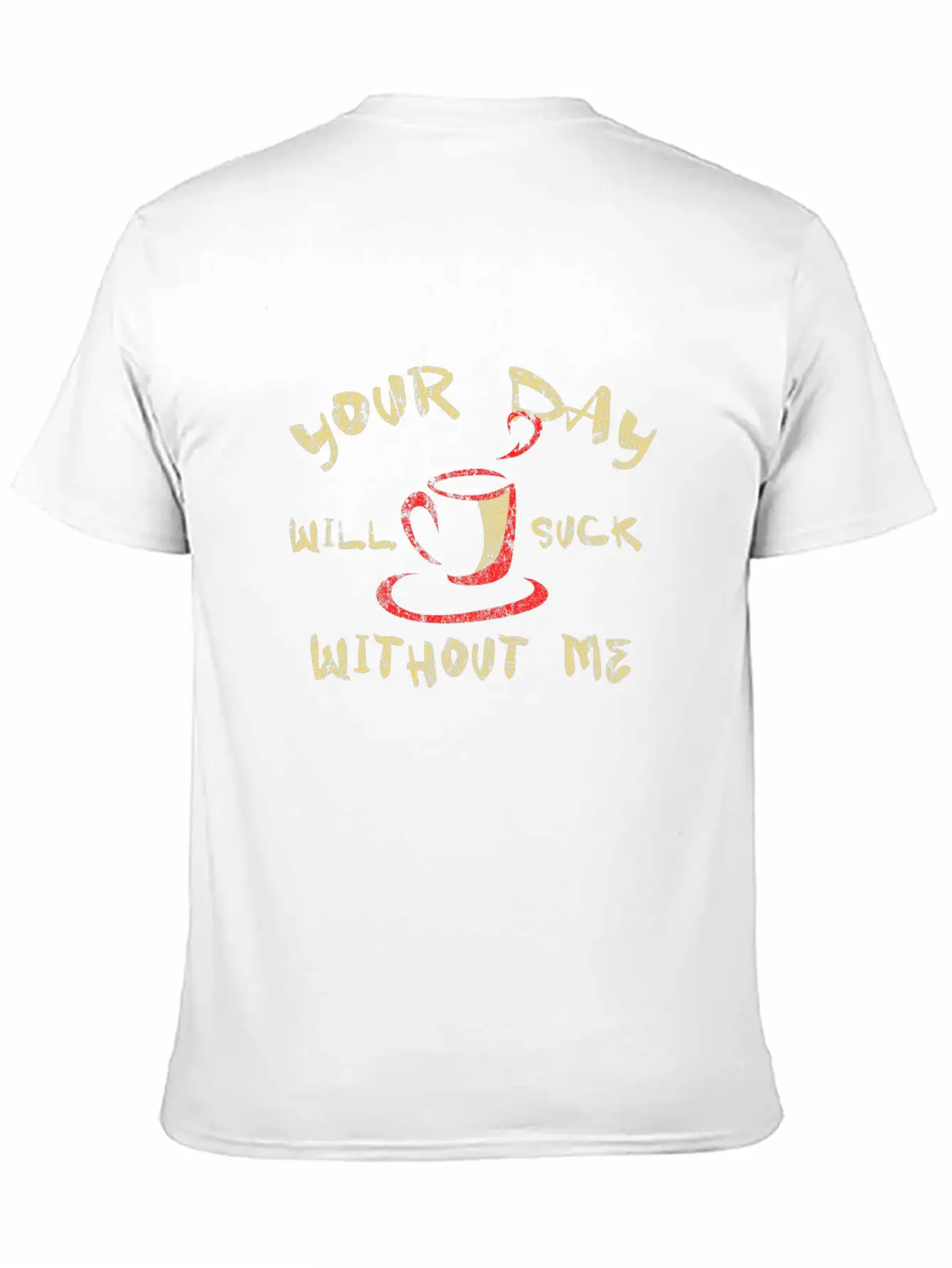 Coffee Unisex Short Sleeve Soft Cotton T-Shirt – Casual Everyday Wear
