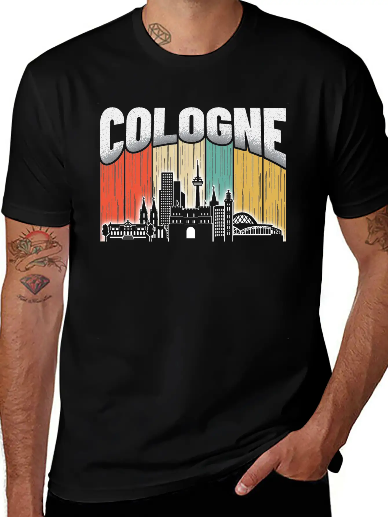 Cologne Germany Breathable Soft Cotton T-Shirt – Timeless Casual Look