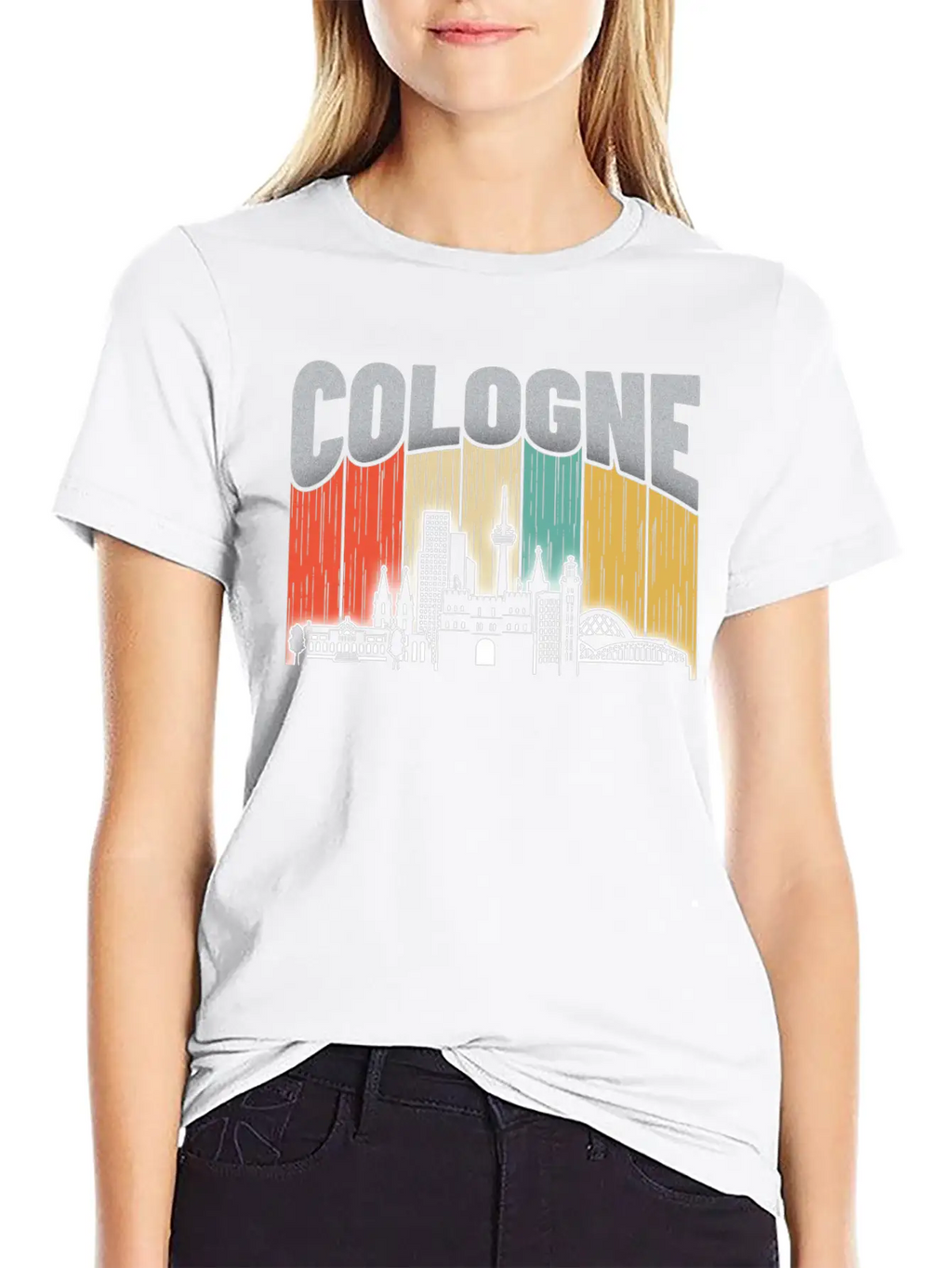 Cologne Germany Breathable Soft Cotton T-Shirt – Timeless Casual Look