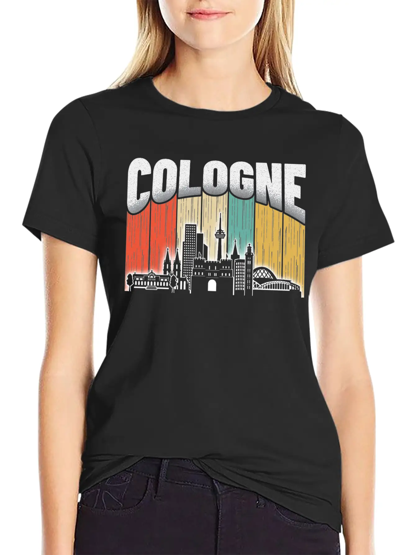 Cologne Germany Breathable Soft Cotton T-Shirt – Timeless Casual Look
