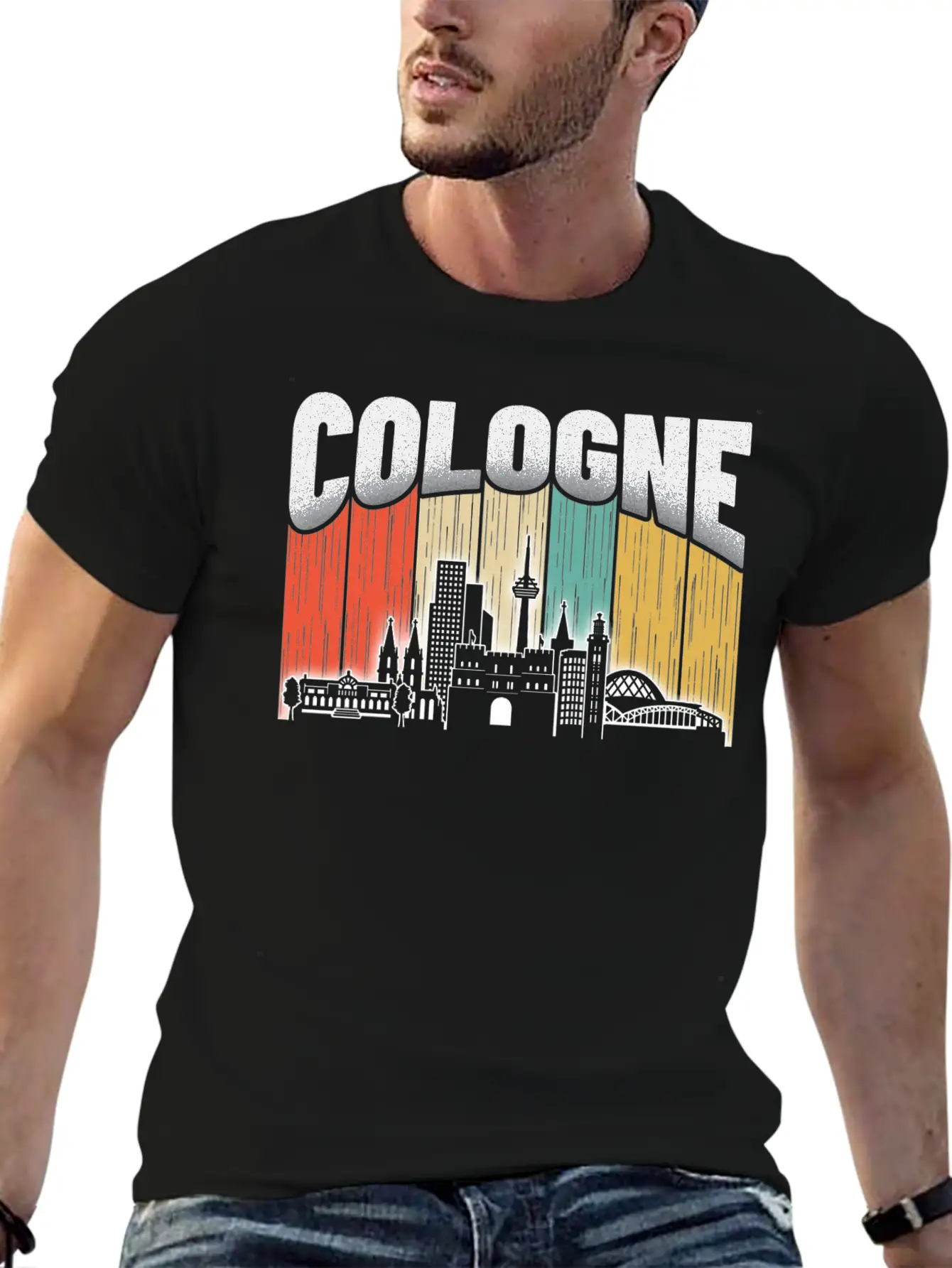 Cologne Germany Breathable Soft Cotton T-Shirt – Timeless Casual Look