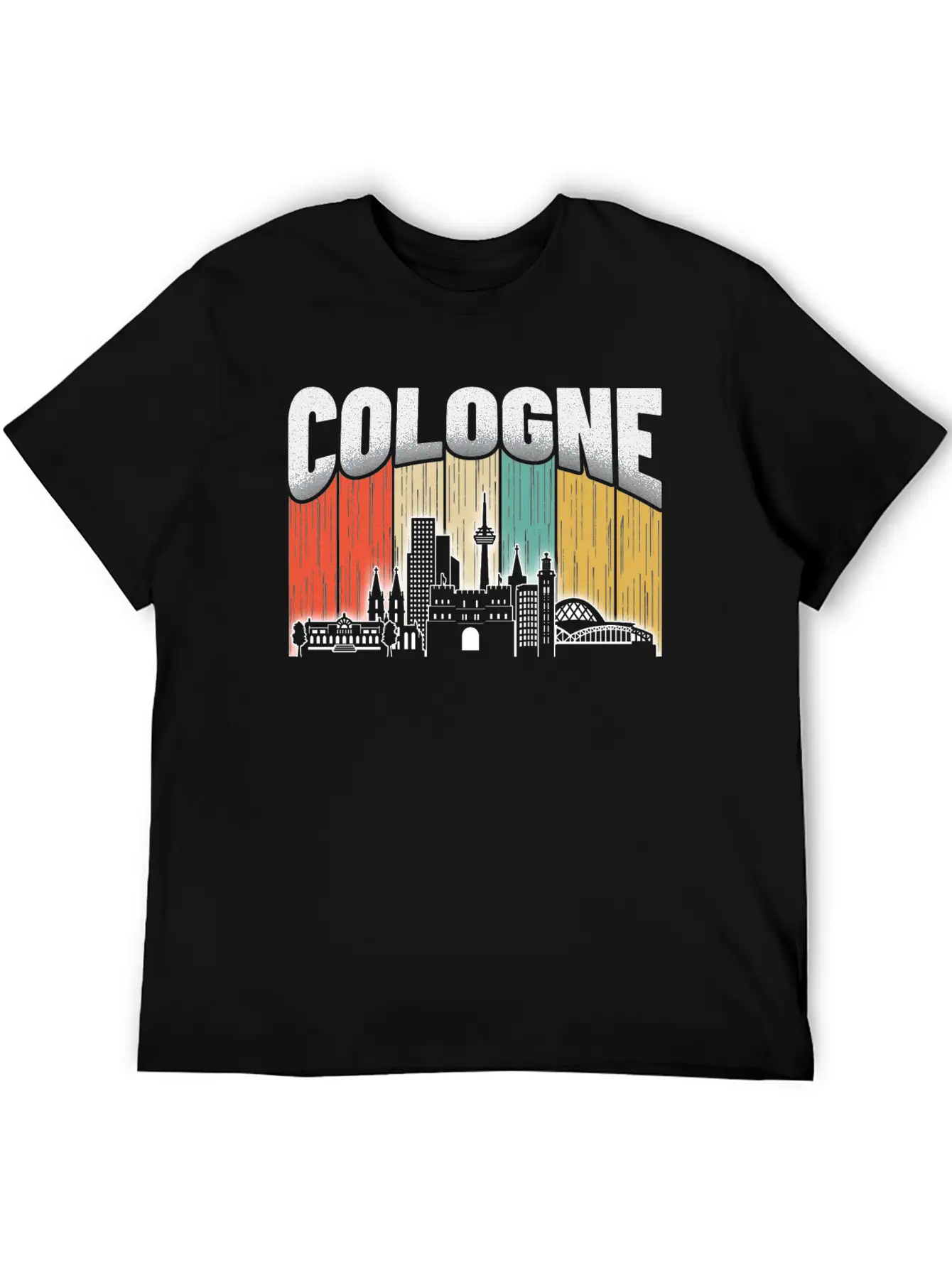 Cologne Germany Breathable Soft Cotton T-Shirt – Timeless Casual Look