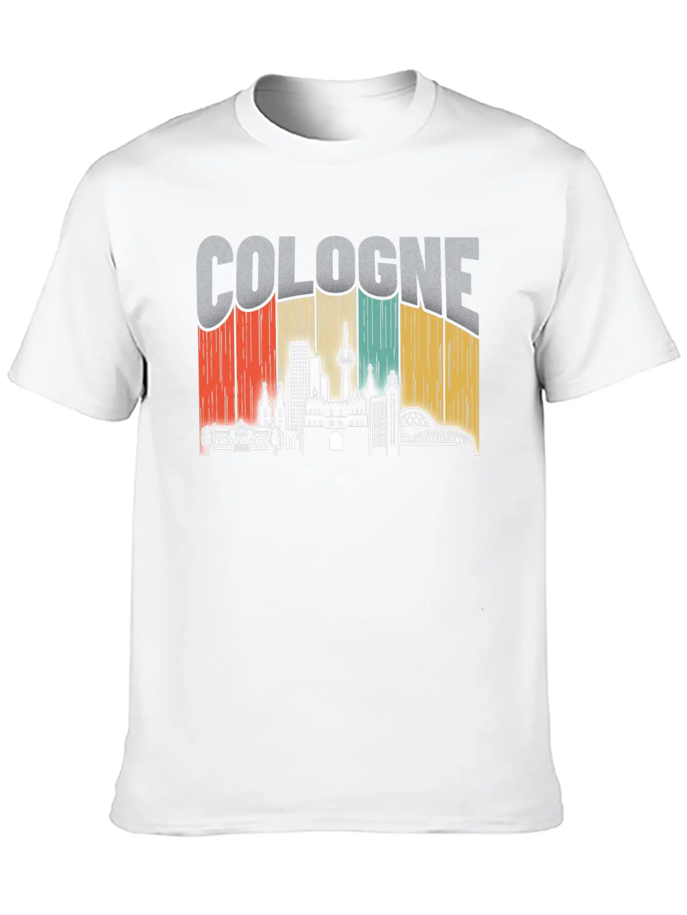 Cologne Germany Breathable Soft Cotton T-Shirt – Timeless Casual Look