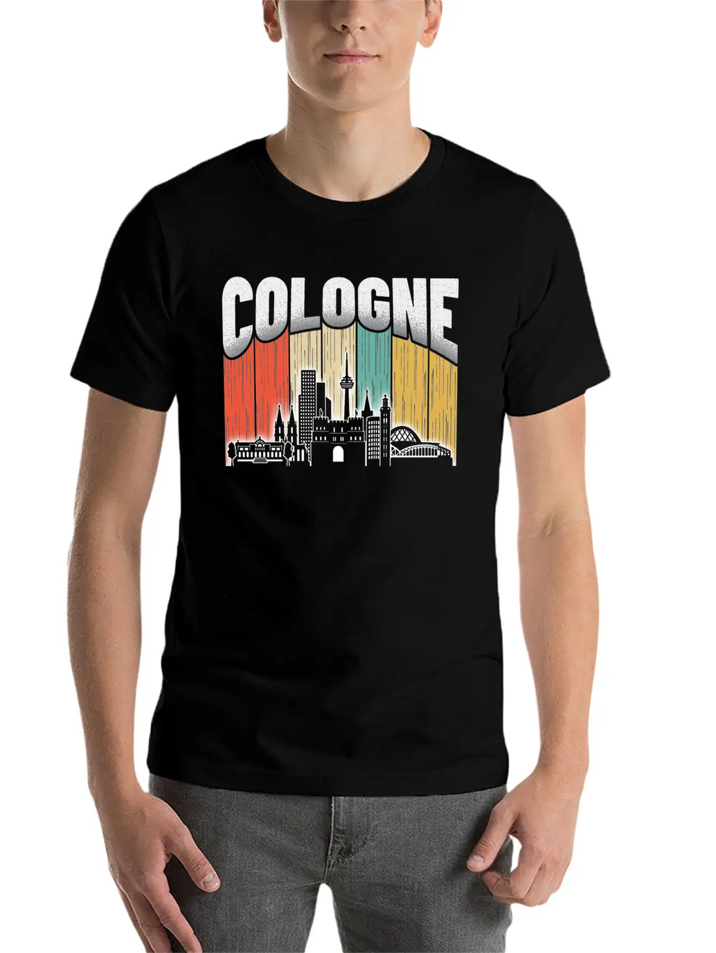 Cologne Germany Breathable Soft Cotton T-Shirt – Timeless Casual Look