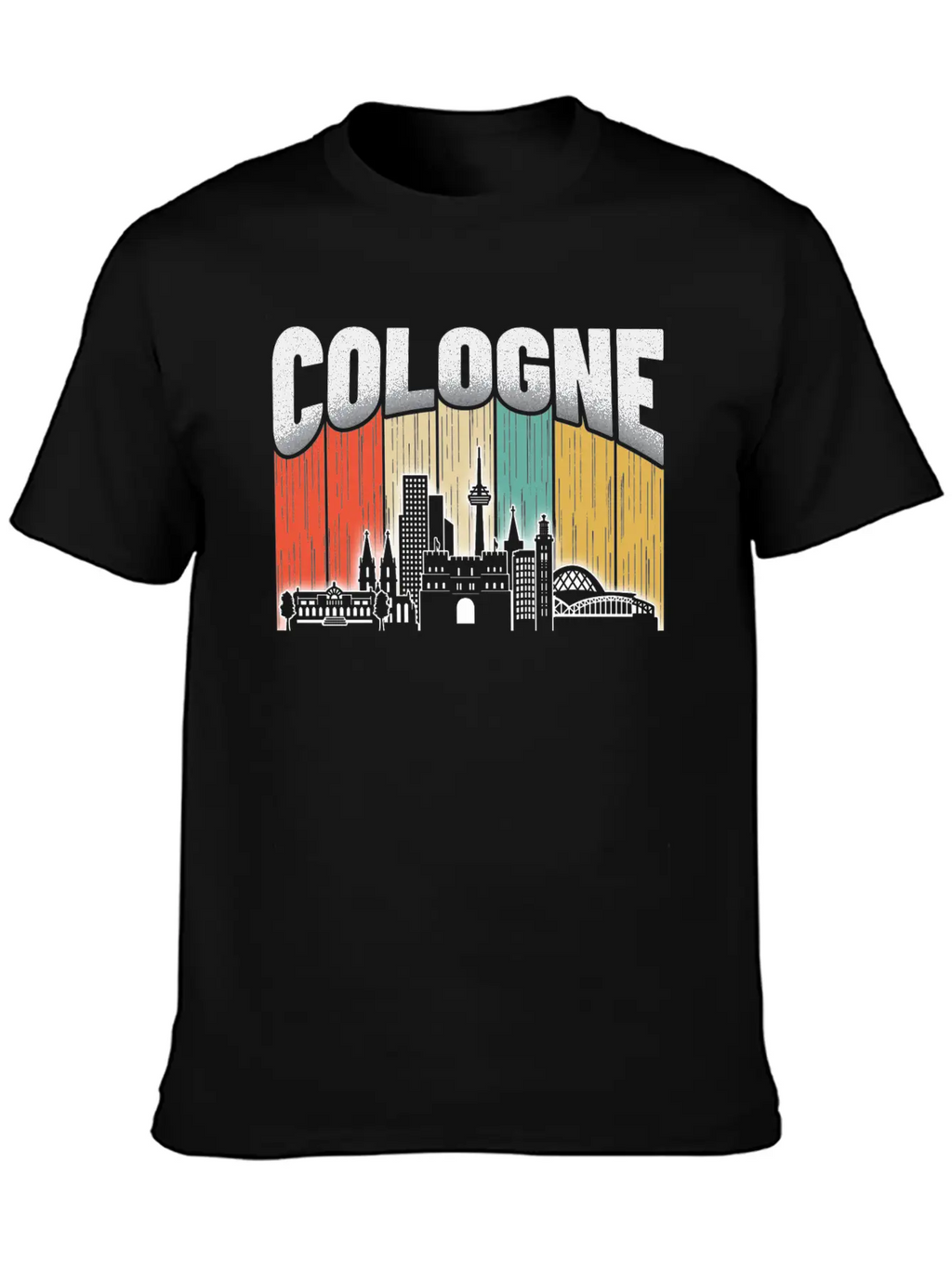 Cologne Germany Breathable Soft Cotton T-Shirt – Timeless Casual Look