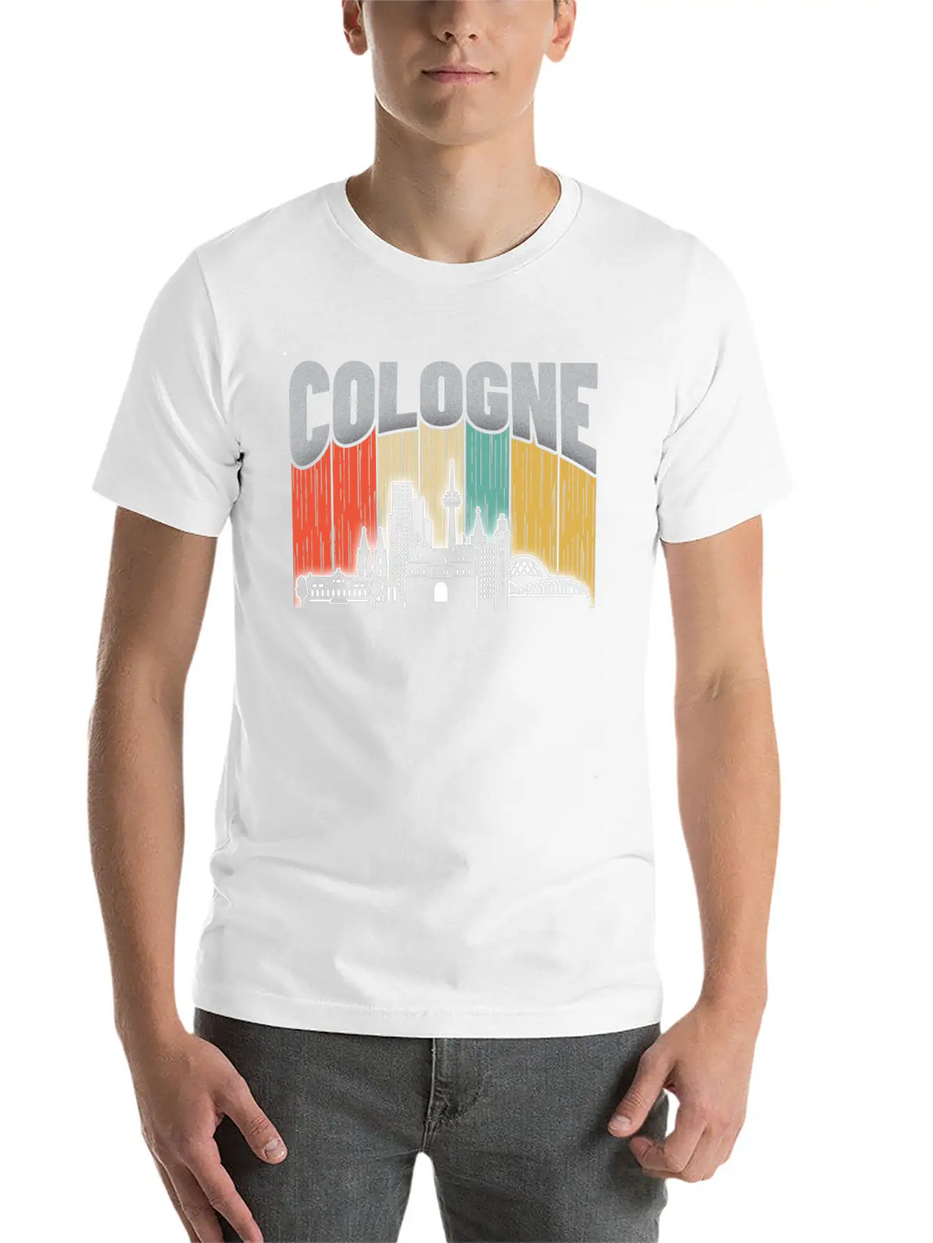 Cologne Germany Breathable Soft Cotton T-Shirt – Timeless Casual Look