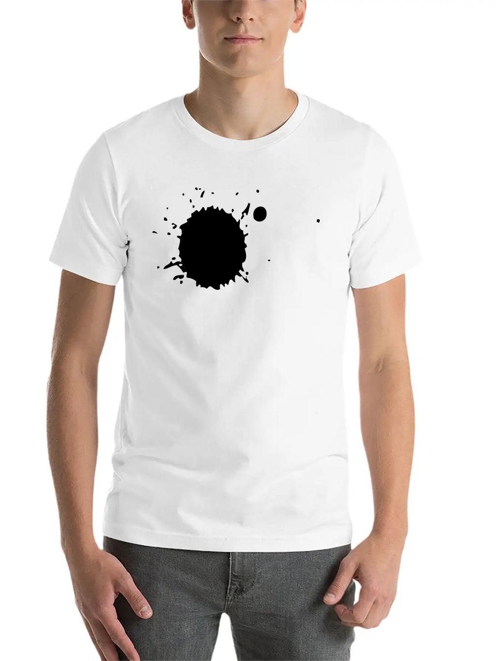 Color Splatter Breathable Soft Cotton T-Shirt – Timeless Casual Look