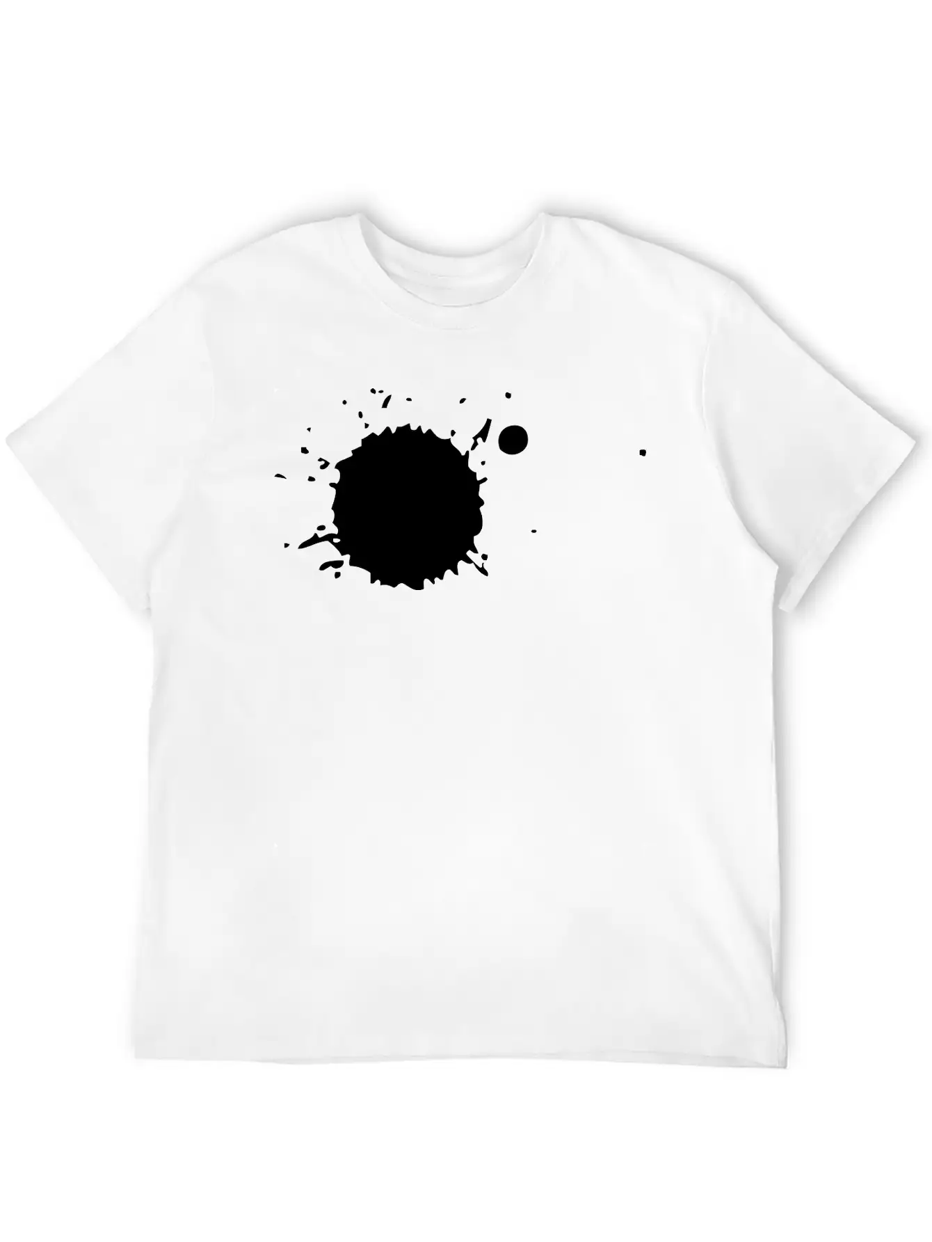 Color Splatter Breathable Soft Cotton T-Shirt – Timeless Casual Look