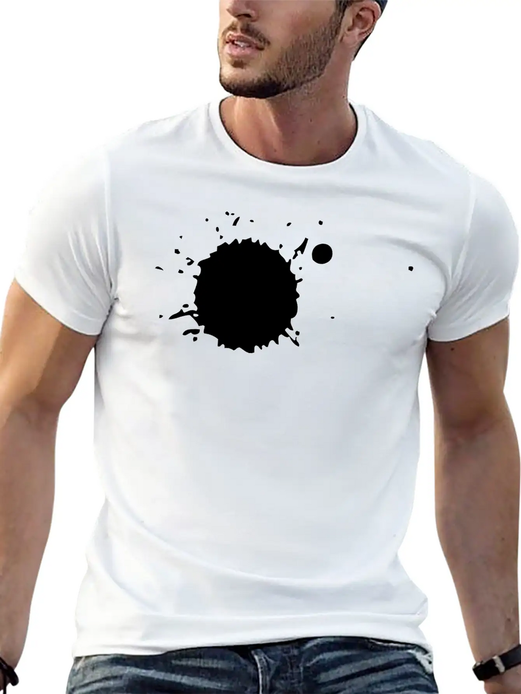Color Splatter Breathable Soft Cotton T-Shirt – Timeless Casual Look
