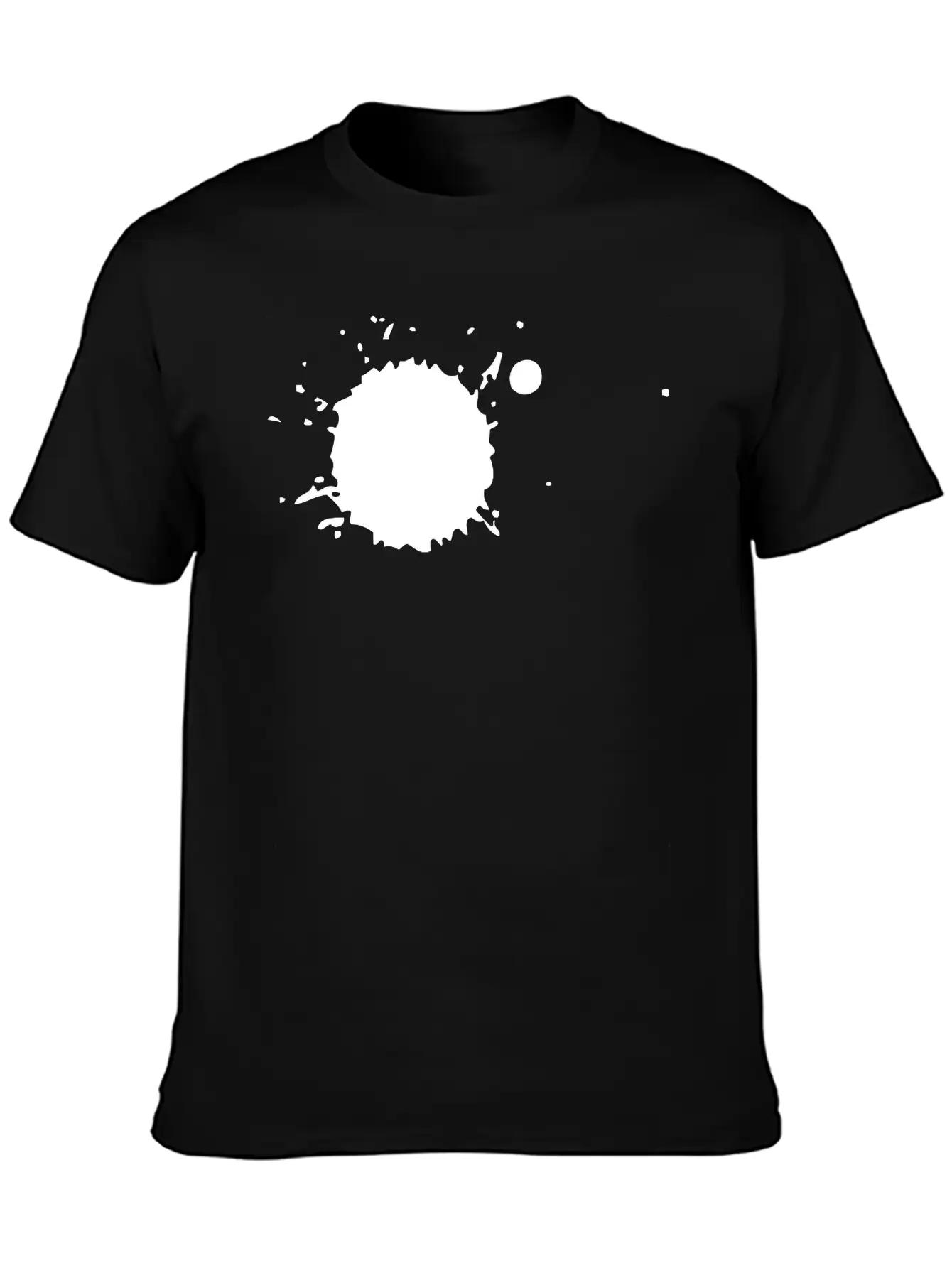 Color Splatter Breathable Soft Cotton T-Shirt – Timeless Casual Look