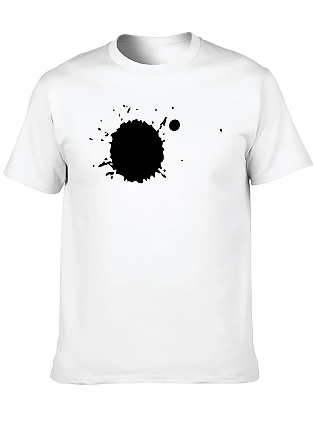 Color Splatter Breathable Soft Cotton T-Shirt – Timeless Casual Look