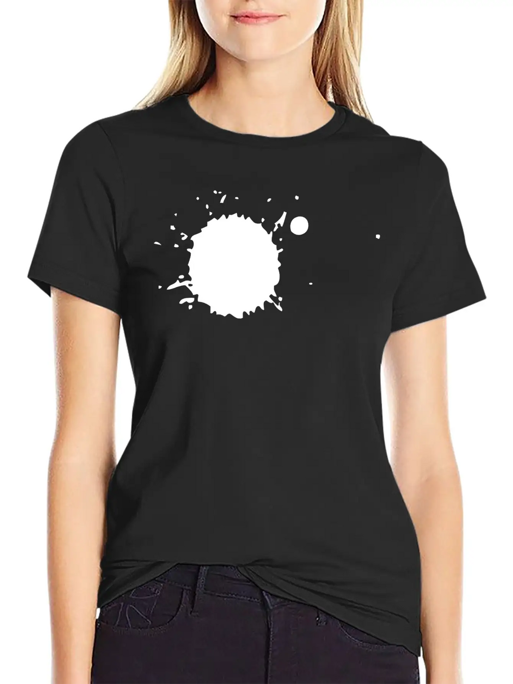 Color Splatter Breathable Soft Cotton T-Shirt – Timeless Casual Look
