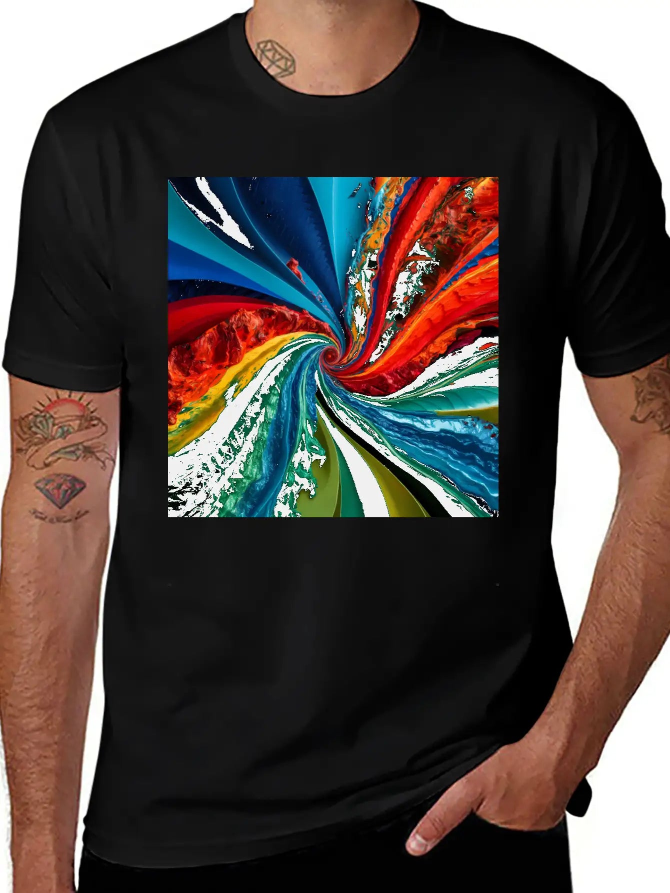 Color Symphony Unisex Short Sleeve Soft Cotton T-Shirt – Casual Everyday Wear