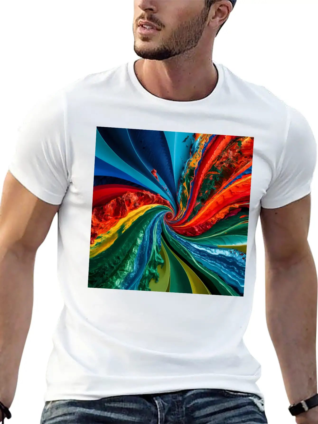 Color Symphony Unisex Short Sleeve Soft Cotton T-Shirt – Casual Everyday Wear