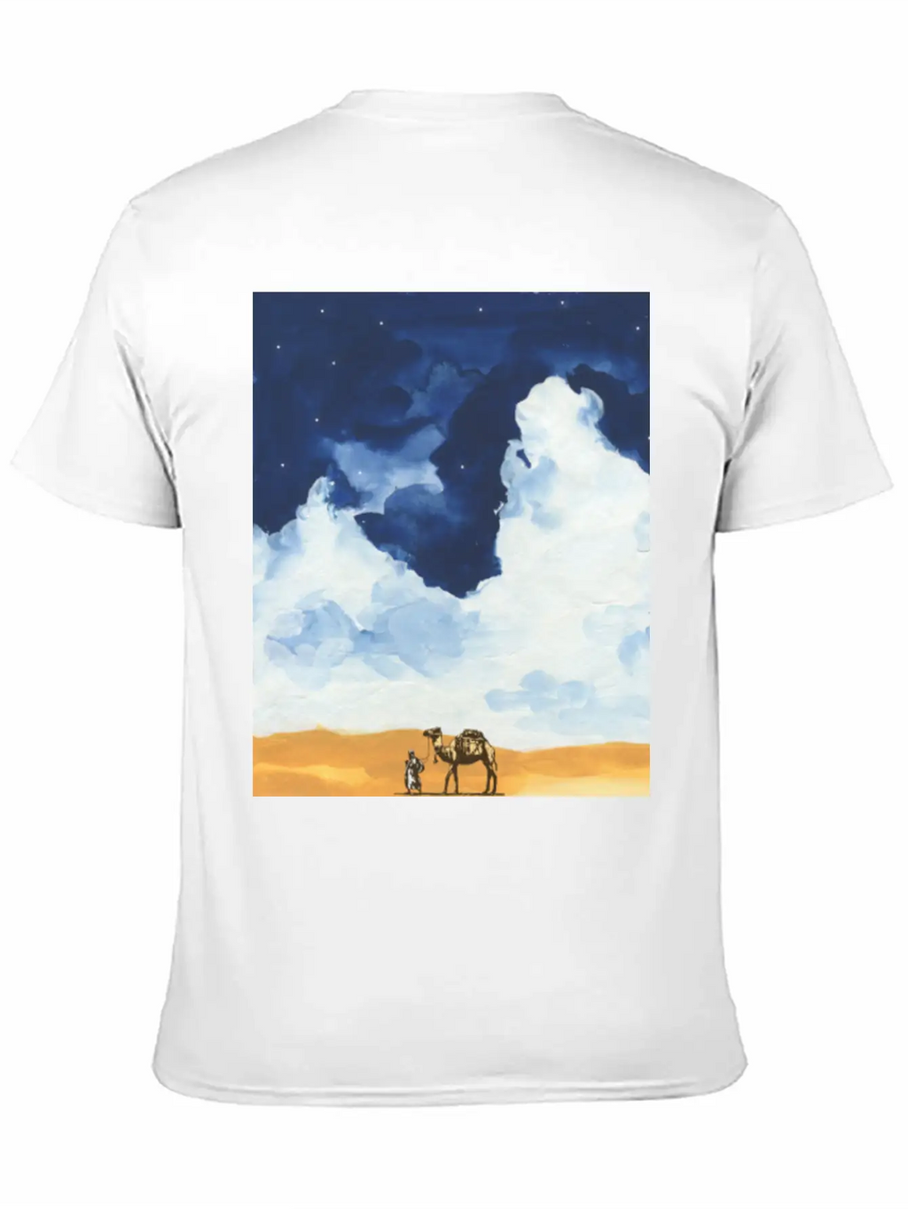 Colorful Bedouin Camel Walking In The Desert Casual Graphic T-Shirt – Simple And Comfortable Daily Wear