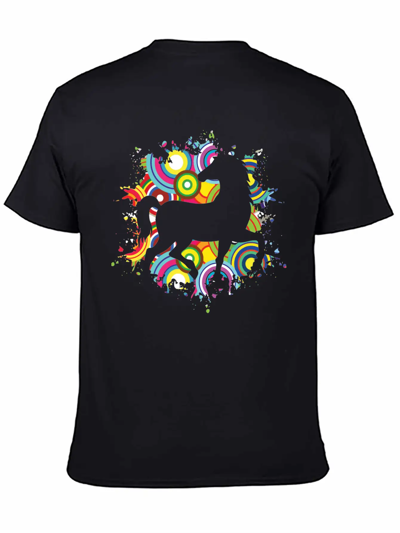 Colorful Horsing Shirt For Horse Lovers With Stylish Everyday T-Shirt – Unisex Basic Cotton Tee