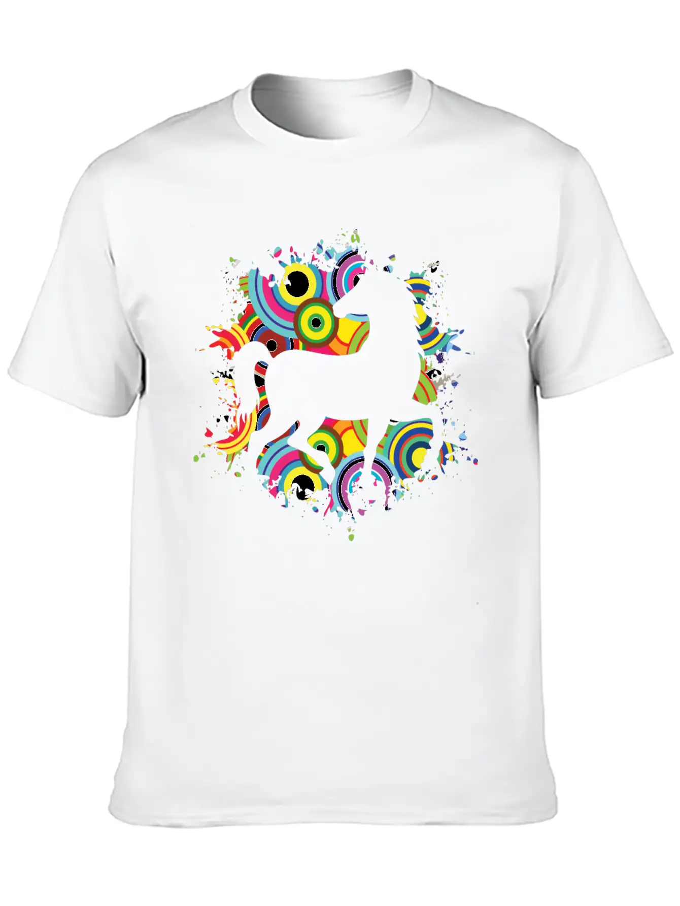 Colorful Horsing Shirt For Horse Lovers With Stylish Everyday T-Shirt – Unisex Basic Cotton Tee