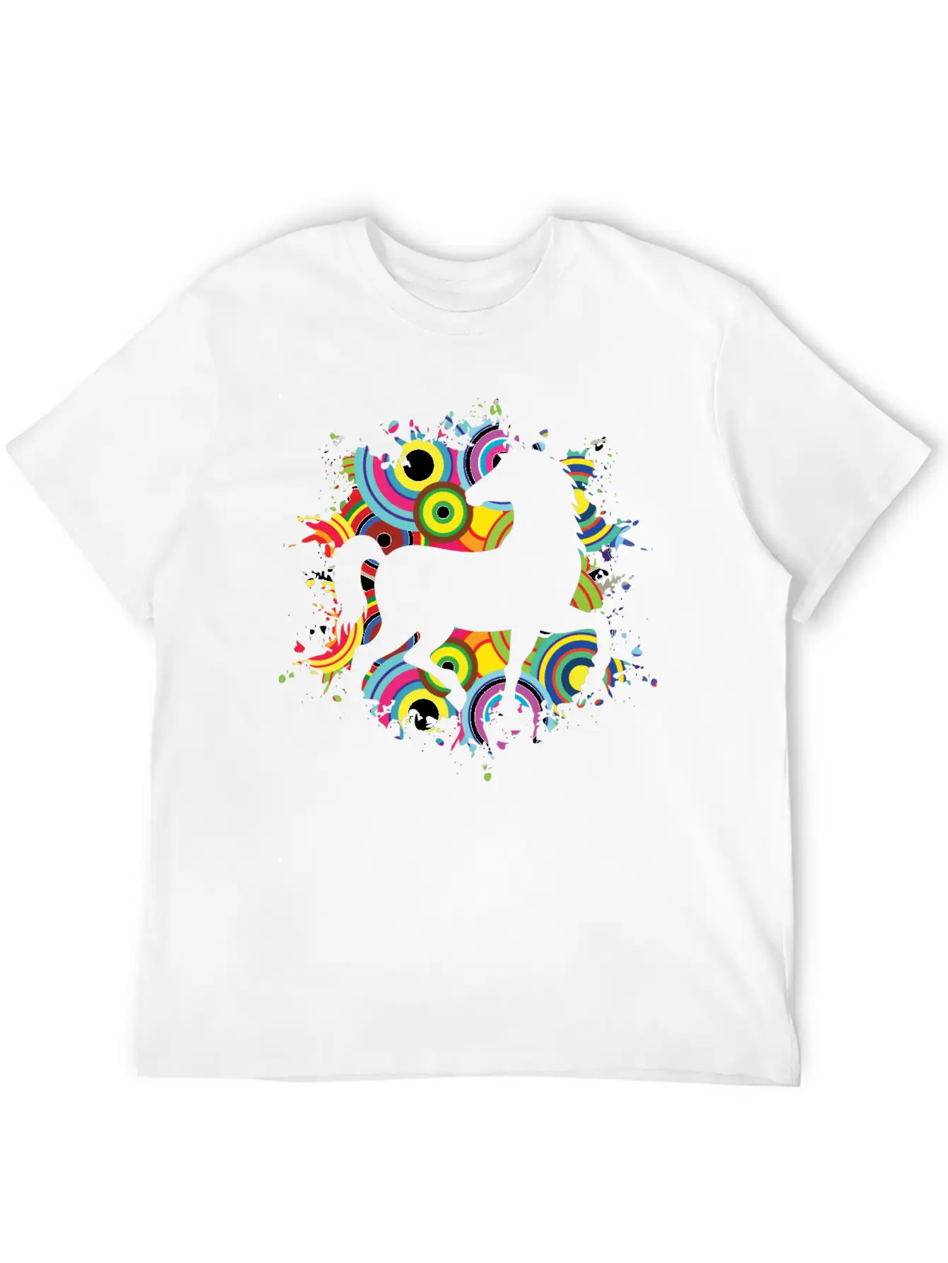 Colorful Horsing Shirt For Horse Lovers With Stylish Everyday T-Shirt – Unisex Basic Cotton Tee