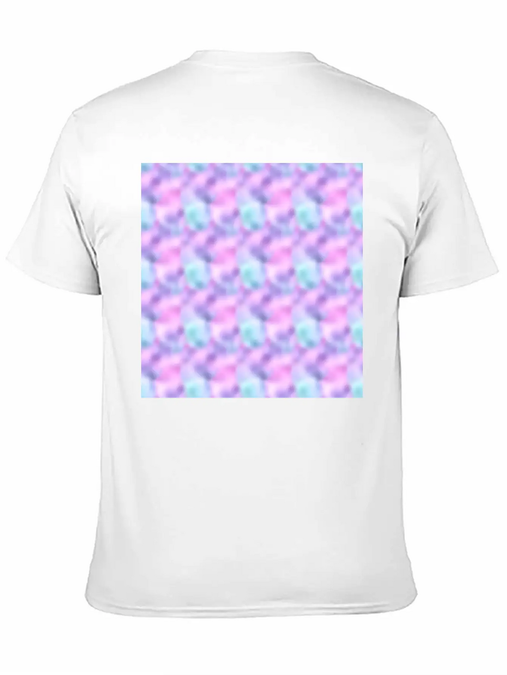 Colorful Iridescent Pattern Casual Graphic T-Shirt – Simple And Comfortable Daily Wear