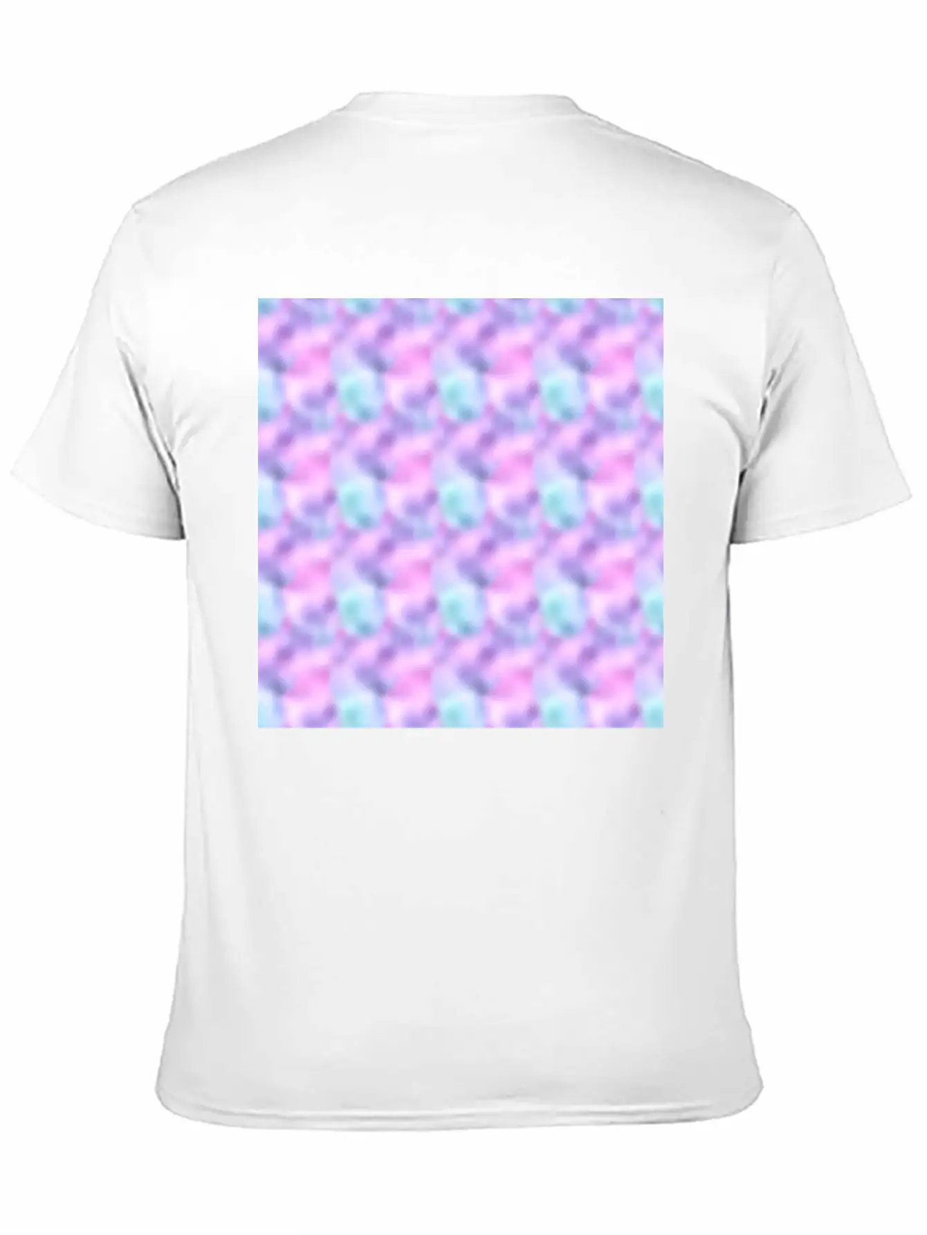 Colorful Iridescent Pattern Casual Graphic T-Shirt – Simple And Comfortable Daily Wear