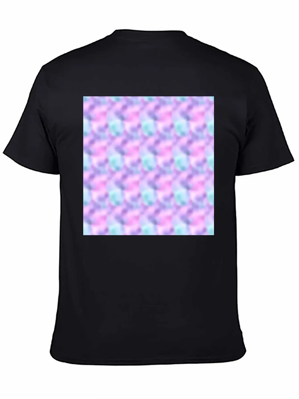 Colorful Iridescent Pattern Casual Graphic T-Shirt – Simple And Comfortable Daily Wear