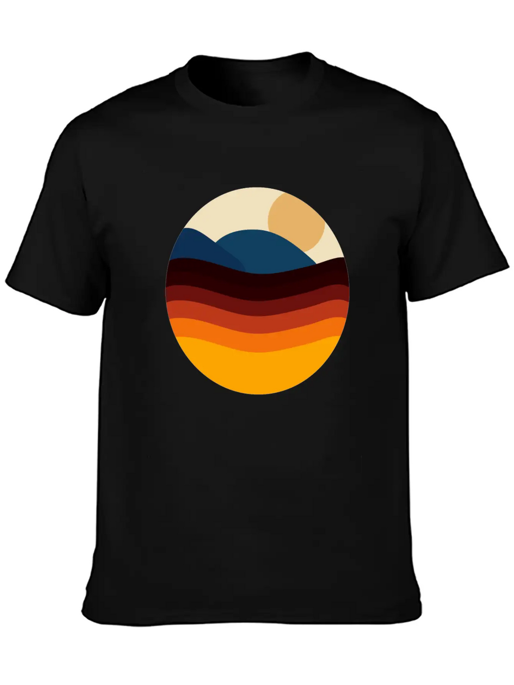 Colorful Ocean Art Stylish Everyday T-Shirt – Unisex Basic Cotton Tee