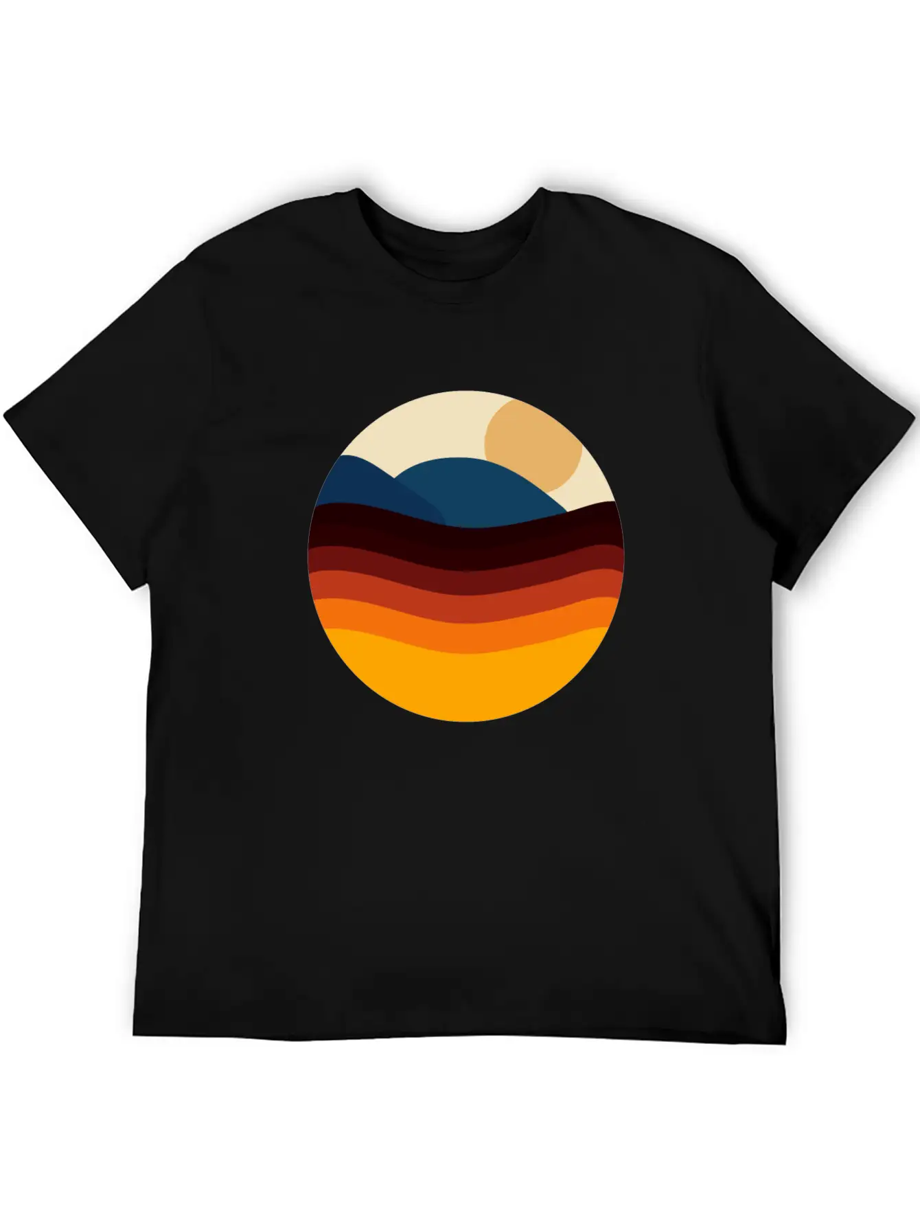 Colorful Ocean Art Stylish Everyday T-Shirt – Unisex Basic Cotton Tee