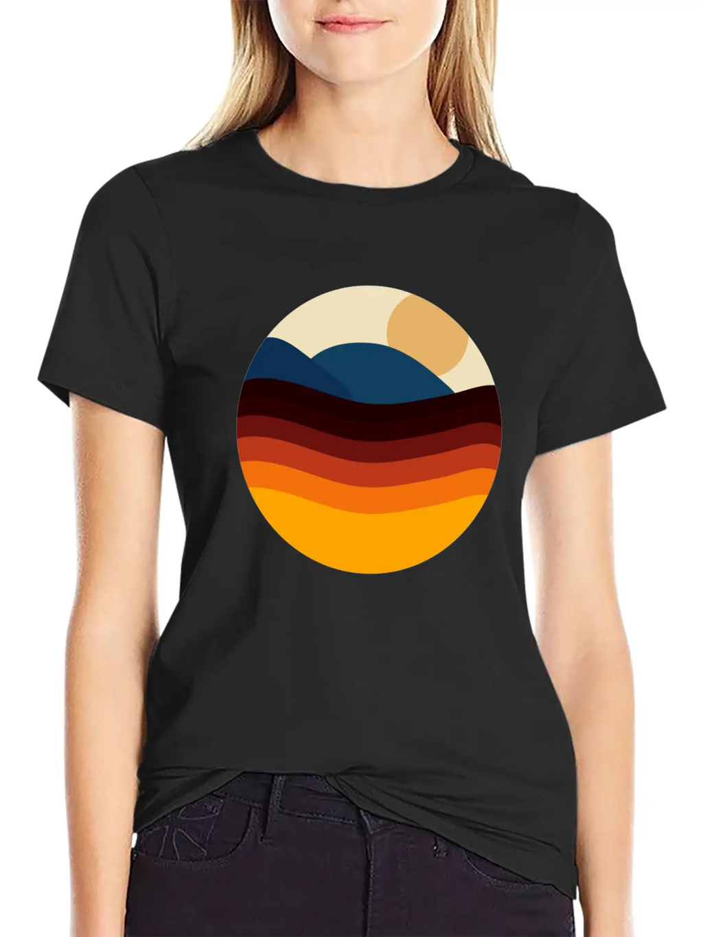 Colorful Ocean Art Stylish Everyday T-Shirt – Unisex Basic Cotton Tee