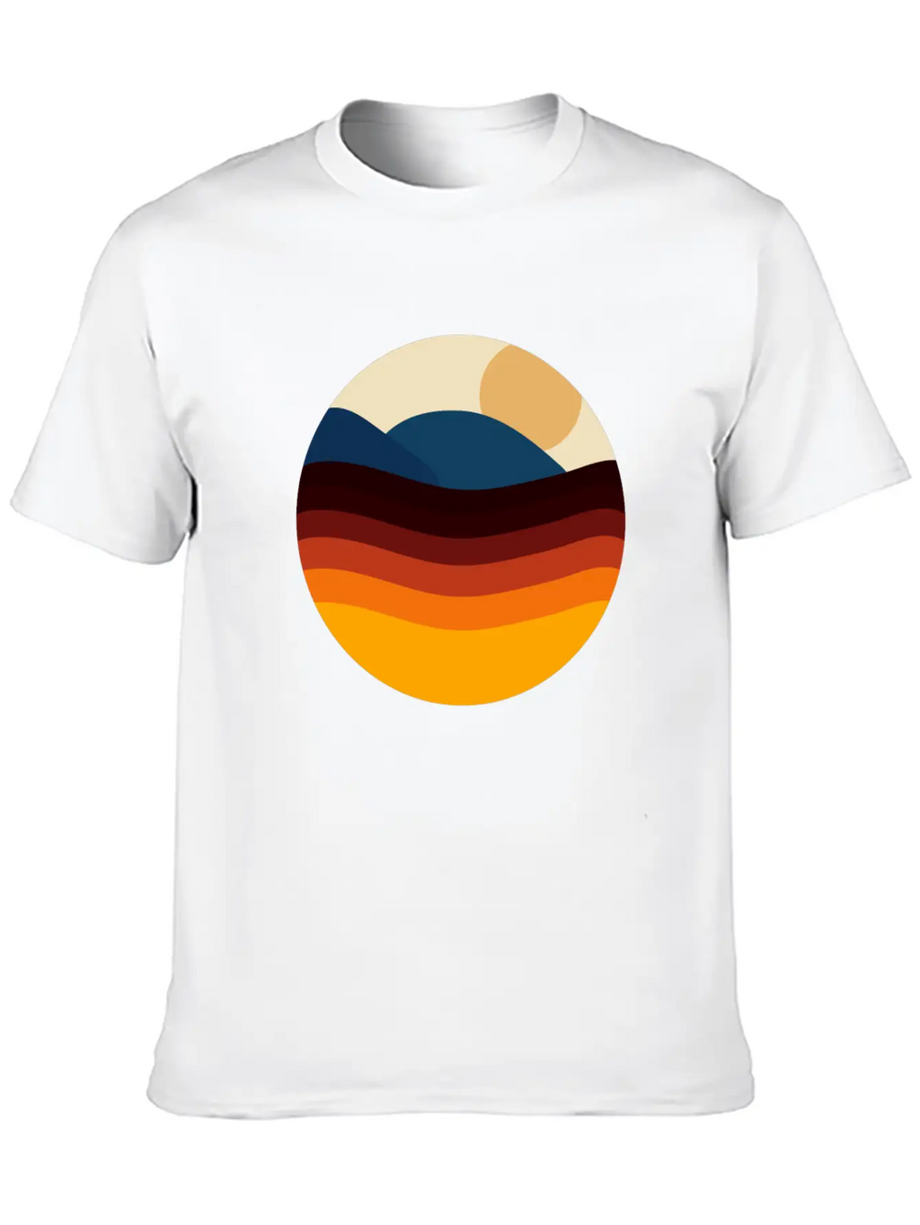 Colorful Ocean Art Stylish Everyday T-Shirt – Unisex Basic Cotton Tee