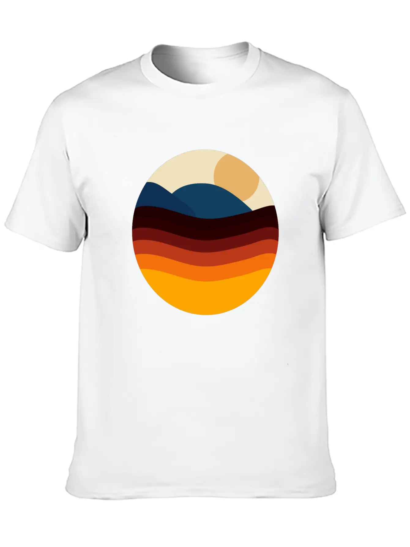 Colorful Ocean Art Stylish Everyday T-Shirt – Unisex Basic Cotton Tee
