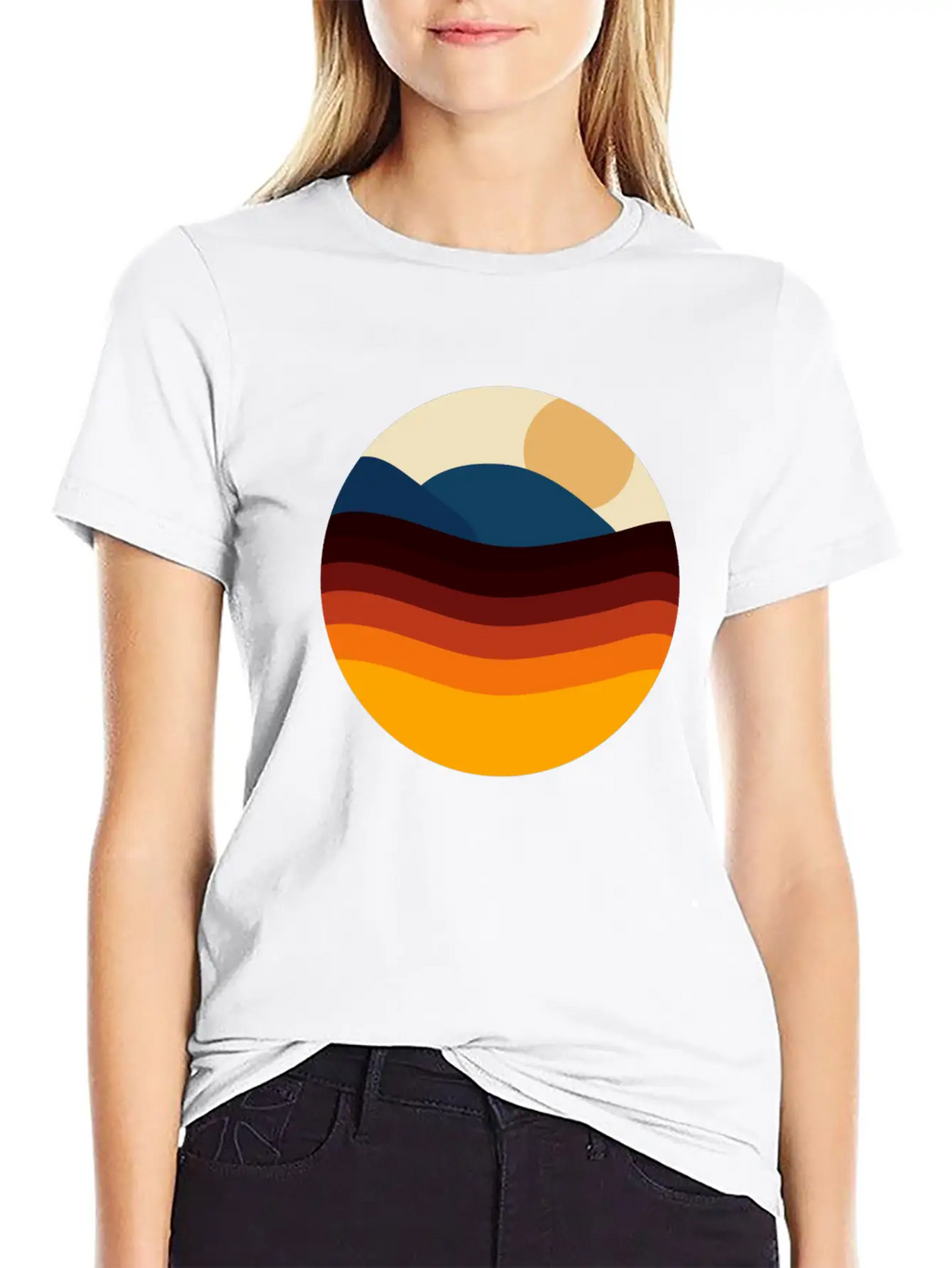 Colorful Ocean Art Stylish Everyday T-Shirt – Unisex Basic Cotton Tee