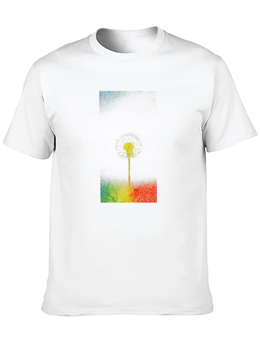 Colorful Painting Breathable Soft Cotton T-Shirt – Timeless Casual Look