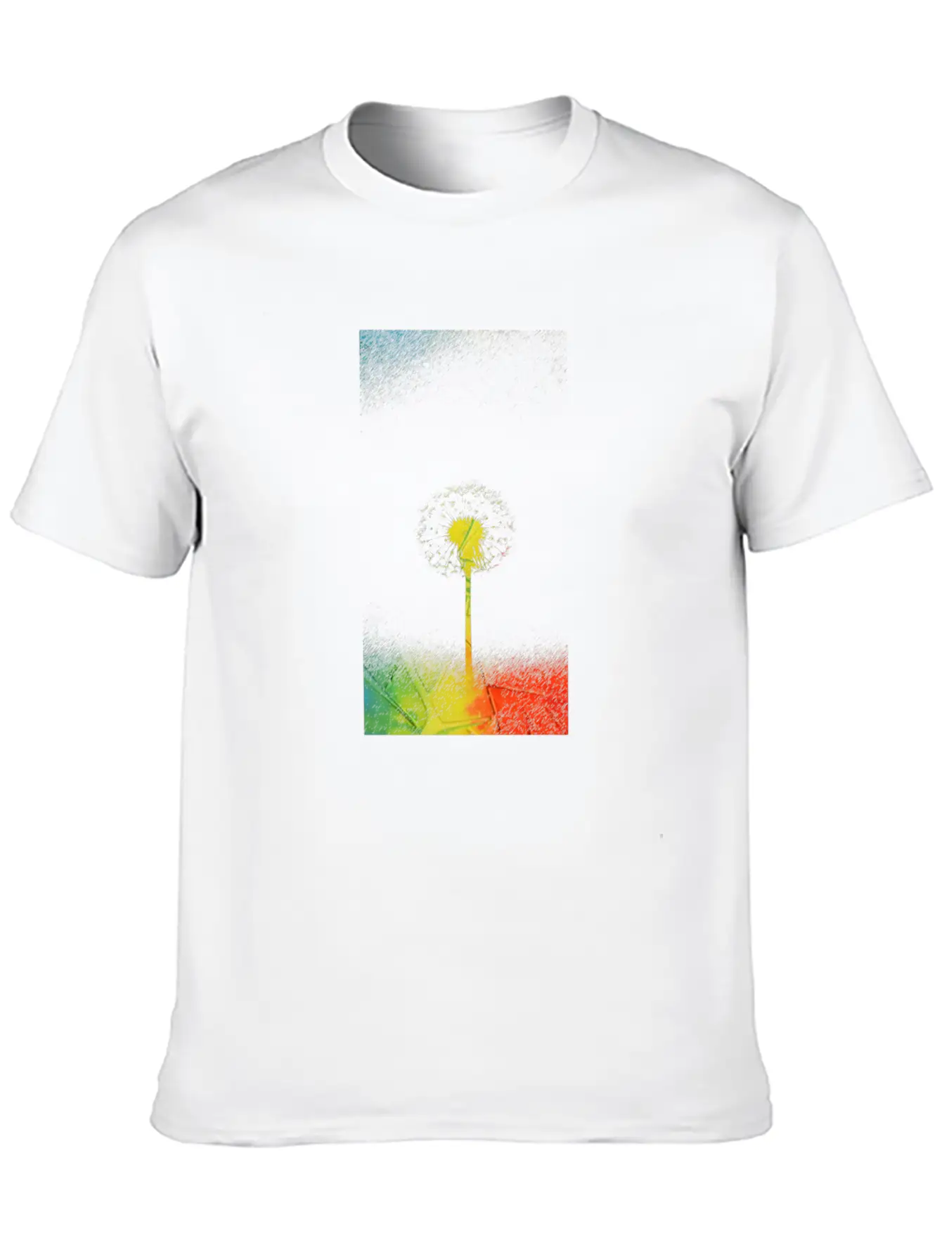 Colorful Painting Breathable Soft Cotton T-Shirt – Timeless Casual Look