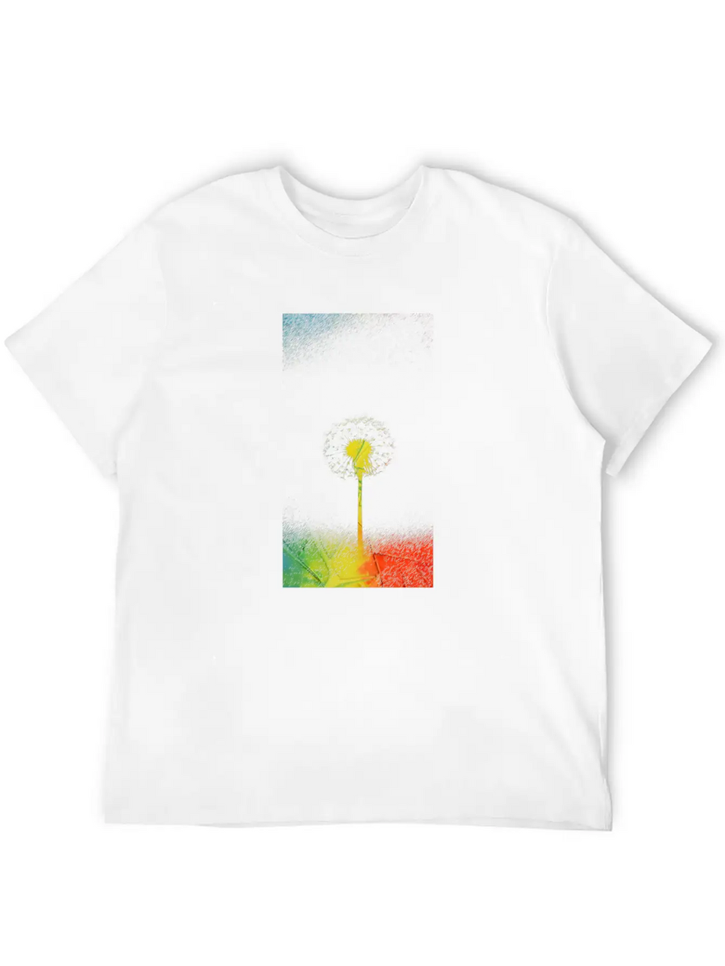 Colorful Painting Breathable Soft Cotton T-Shirt – Timeless Casual Look