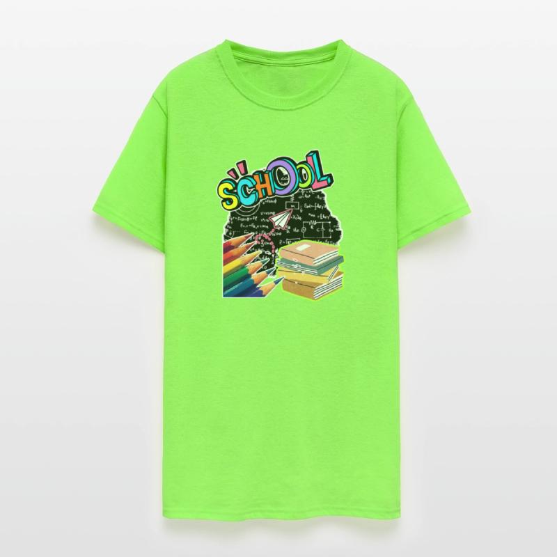 Colorful School Days Illustration