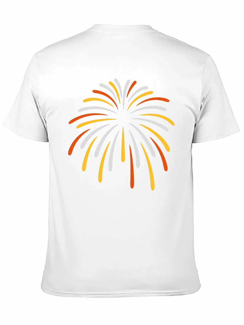 Colorful Sky Fireworks New Breathable Soft Cotton T-Shirt – Timeless Casual Look