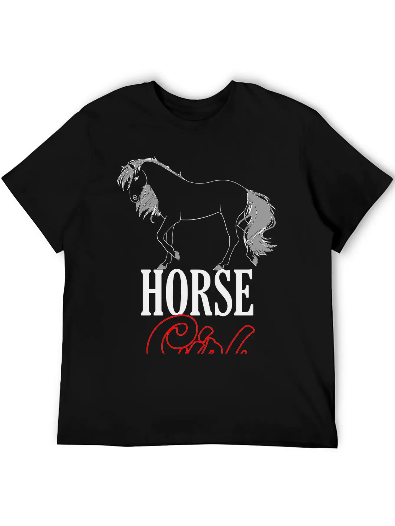 Colors Changeable | Horse Girl Unisex Casual T-Shirt – Clean Design For Daily Comfort